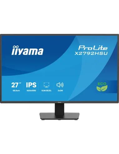 iiyama ProLite X2792HSU-B1 Monitor PC 68,6 cm (27") 1920 x 1080 Pixel Full HD LED Nero