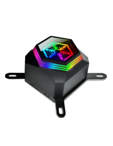 Silverstone PF240-ARGB Processore Raffreddatore di liquidi tutto in uno 12 cm Nero 1 pz