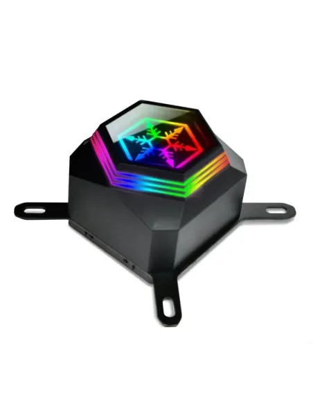 Silverstone PF240-ARGB Processore Raffreddatore di liquidi tutto in uno 12 cm Nero 1 pz