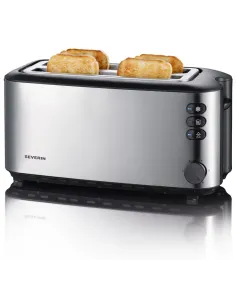 Severin AT 2509 tostapane 4 fetta e 1400 W Acciaio inox