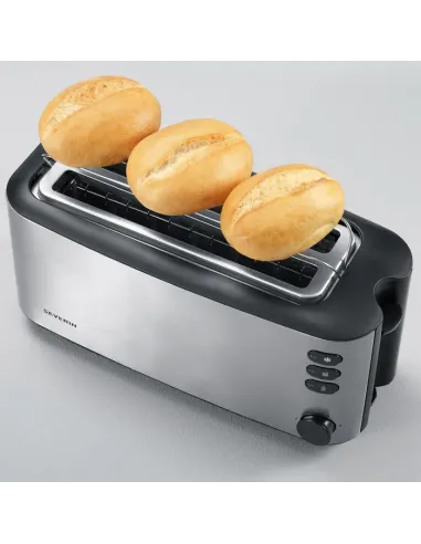 Severin AT 2509 tostapane 4 fetta e 1400 W Acciaio inox