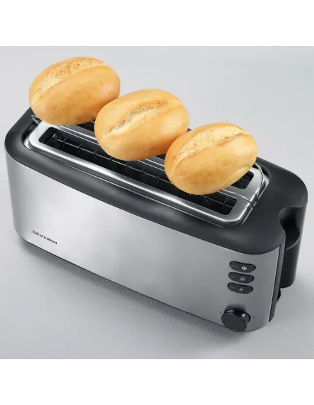 Severin AT 2509 tostapane 4 fetta e 1400 W Acciaio inox