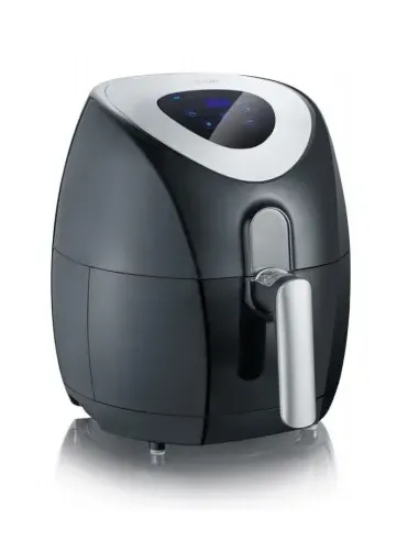 Severin 2430 Singolo 3,2 L Indipendente 1500 W Friggitrice ad aria calda Nero, Acciaio inox