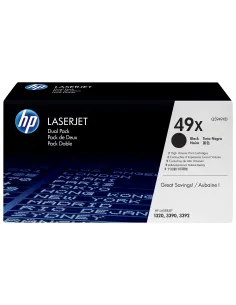 HP 49X cartuccia toner 2 pz Originale Nero