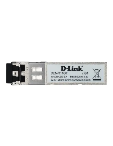 D-Link DEM-311GT modulo del ricetrasmettitore di rete Fibra ottica 1000 Mbit s SFP 850 nm