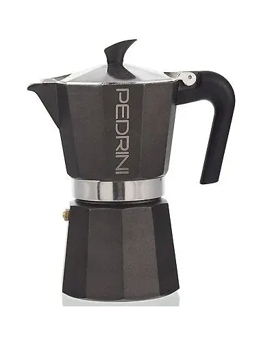 Pedrini Caffettiera 6 tazze antracite