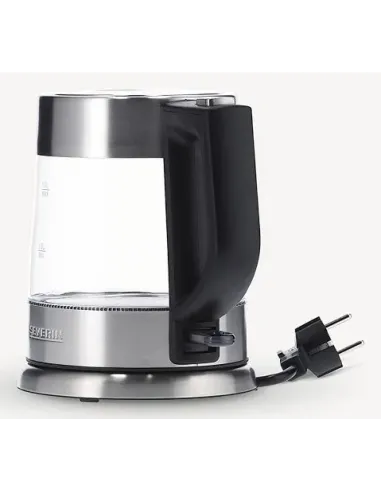 Severin WK 3468 bollitore elettrico 1 L 2200 W Nero, Acciaio inox, Trasparente