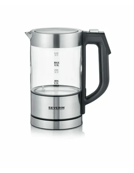 Severin WK 3458 bollitore elettrico 0,5 L 1100 W Nero, Trasparente