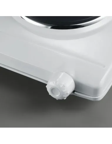 Severin DK 1042 piano cottura Bianco Superficie piana Piastra sigillata 2 Fornello(i)