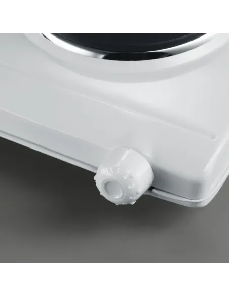 Severin DK 1042 piano cottura Bianco Superficie piana Piastra sigillata 2 Fornello(i)