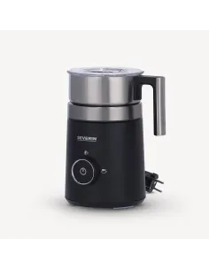 Severin SM 3585 montalatte e scaldalatte Nero, Argento