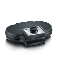 Severin WA 2106 piastra per waffle 2 waffle 1200 W Nero