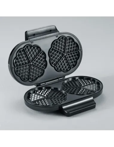 Severin WA 2106 piastra per waffle 2 waffle 1200 W Nero