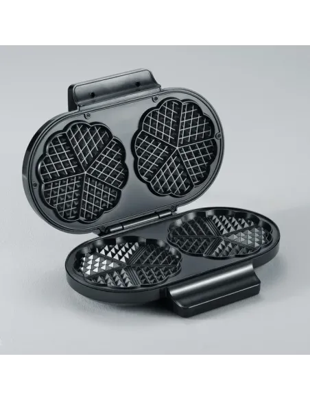 Severin WA 2106 piastra per waffle 2 waffle 1200 W Nero