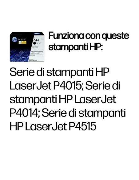 HP Cartuccia Toner originale nero LaserJet 64A