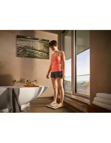 Soehnle Shape Sense Connect 100 Rettangolo Argento Bilancia pesapersone elettronica