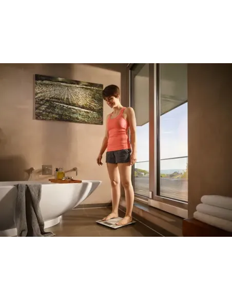 Soehnle Shape Sense Connect 100 Rettangolo Argento Bilancia pesapersone elettronica