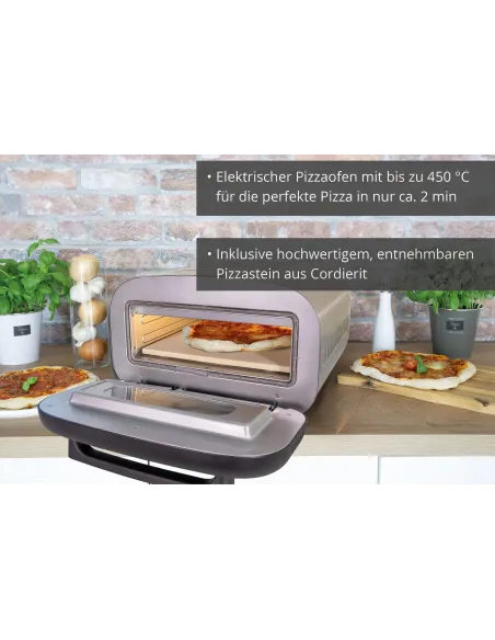 Unold 68806 macchina e forno per pizza 1 pizza(e) 1700 W Acciaio inox