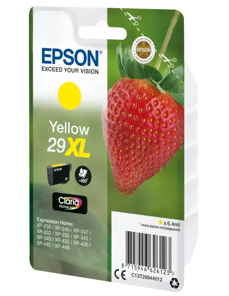 Epson Strawberry Cartuccia Fragole Giallo Inchiostri Claria Home 29XL
