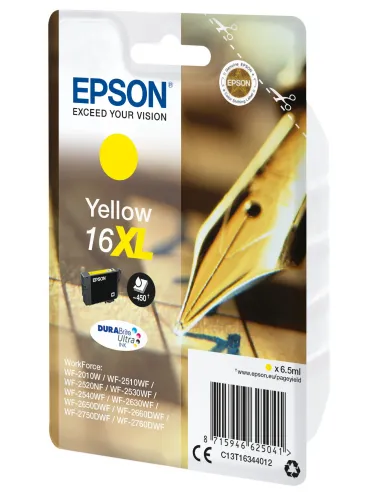 Epson Pen and crossword Cartuccia Penna e cruciverba Giallo Inchiostri DURABrite Ultra 16XL