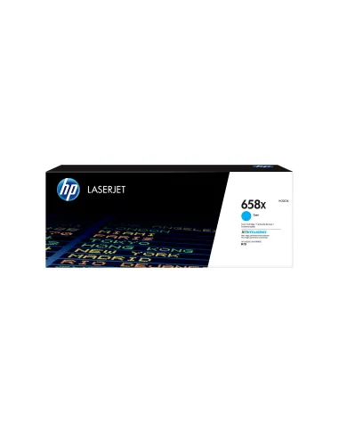 HP Cartuccia toner ciano originale LaserJet 658X ad alta capacità
