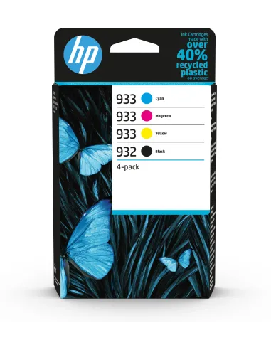 HP Confezione da 4 inchiostri originali 932 933 nero, ciano, magenta, giallo