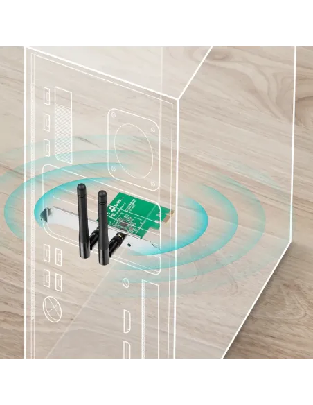 TP-Link TL-WN881ND scheda di rete e adattatore Interno WLAN 300 Mbit s