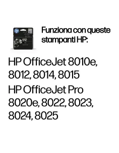 HP Cartuccia di inchiostro nero originale 912 2