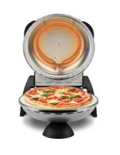G3 Ferrari Delizia macchina e forno per pizza 1 pizza(e) 1200 W Nero, Argento