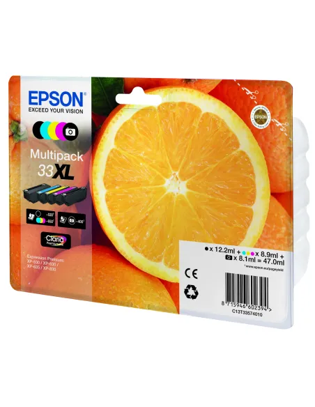 Epson Oranges Multipack 5-colours 33XL Claria Premium Ink