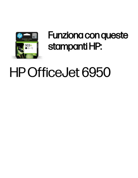 HP Cartuccia di inchiostro nero originale ad alta capacità 903XL