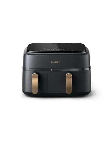 Philips Serie 3000 Airfryer doppio cestello, friggitrice ad aria da 9.0L, 12 metodi di cottura, App per ricette NA352 00