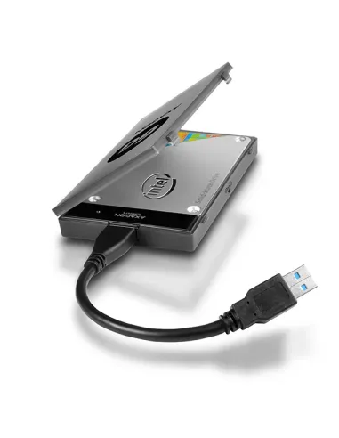 Axagon ADSA-1S6 contenitore di unità di archiviazione Box esterno HDD SSD Nero 2.5"