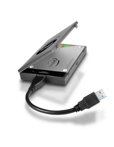 Axagon ADSA-1S6 contenitore di unità di archiviazione Box esterno HDD SSD Nero 2.5"