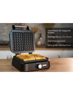 Unold 48275 piastra per waffle 2 waffle 1500 W Nero 2