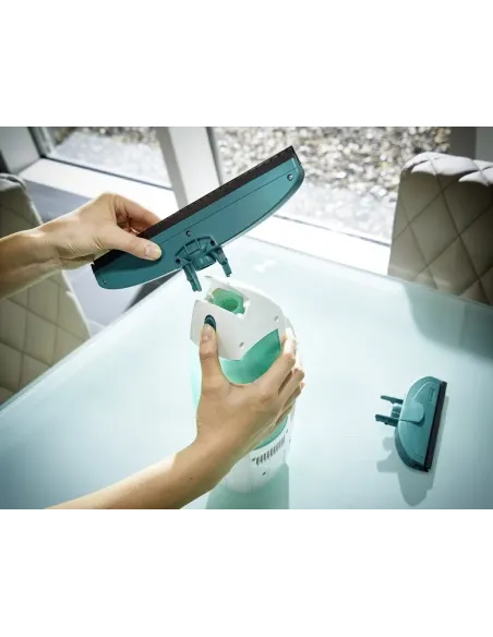 Leifheit 51000 pulitore di finestra elettrico Turchese, Bianco