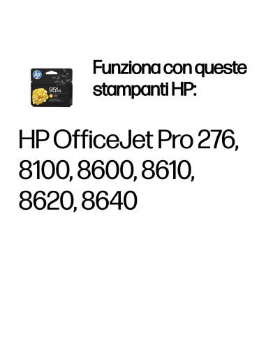 HP Cartuccia originale inchiostro giallo ad alta capacità 951XL