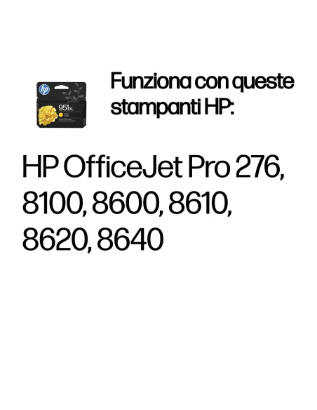 HP Cartuccia originale inchiostro giallo ad alta capacità 951XL