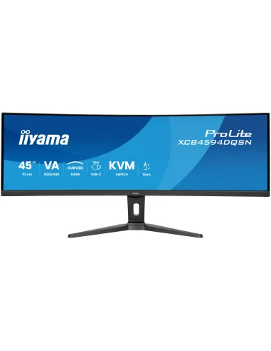 iiyama G-MASTER 45"LCD Curved Bus. UWQHD Monitor PC 113 cm (44.5") 5120 x 1440 Pixel Dual QHD LED Nero