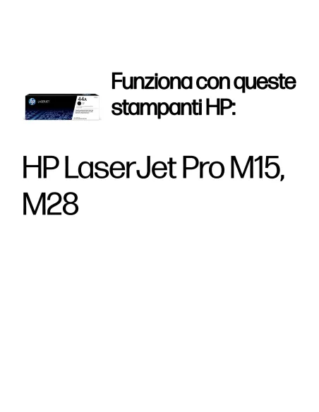 HP Cartuccia toner nero originale LaserJet 44A