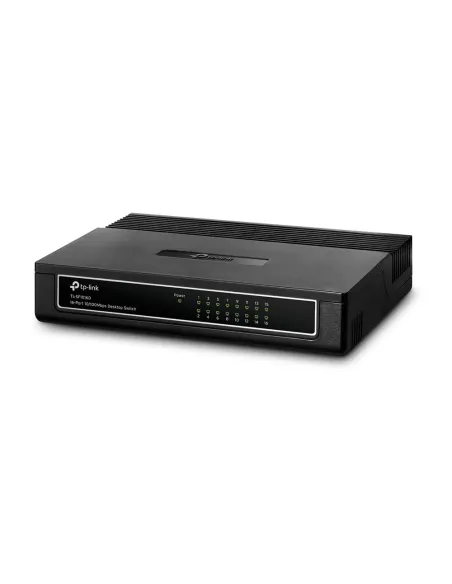 TP-Link TL-SF1016D Non gestito Fast Ethernet (10 100) Nero