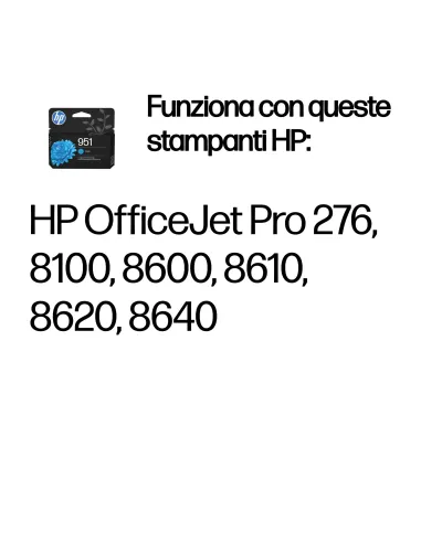 HP Cartuccia originale inchiostro ciano 951