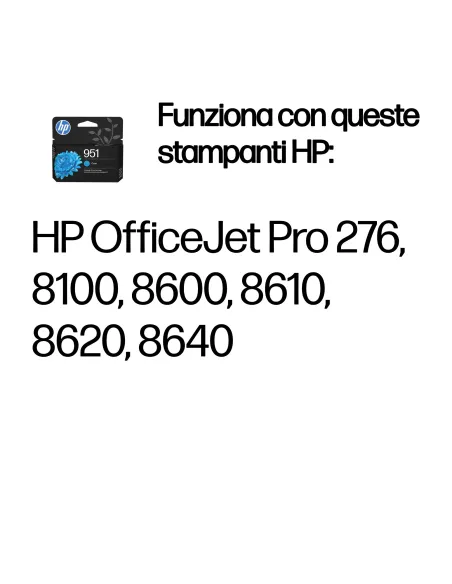 HP Cartuccia originale inchiostro ciano 951
