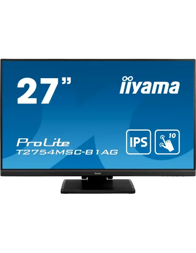 iiyama ProLite T2754MSC-B1AG Monitor PC 68,6 cm (27") 1920 x 1080 Pixel Full HD LED Touch screen Multi utente Nero