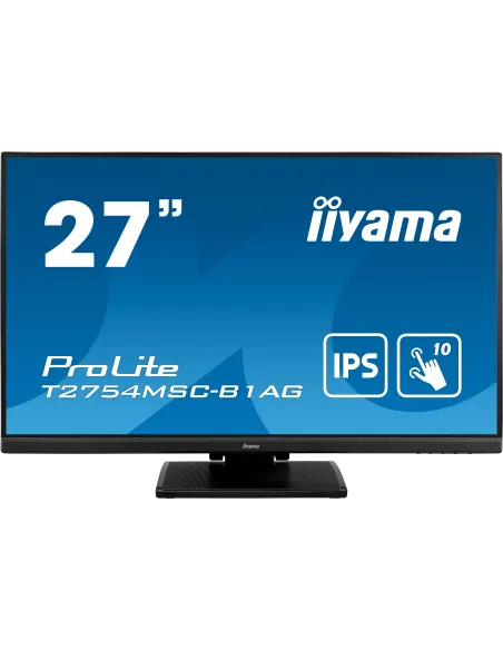 iiyama ProLite T2754MSC-B1AG Monitor PC 68,6 cm (27") 1920 x 1080 Pixel Full HD LED Touch screen Multi utente Nero