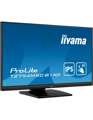 iiyama ProLite T2754MSC-B1AG Monitor PC 68,6 cm (27") 1920 x 1080 Pixel Full HD LED Touch screen Multi utente Nero