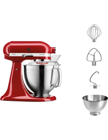 KitchenAid Artisan 5KSM185PS robot da cucina 300 W 4,8 L Rosso