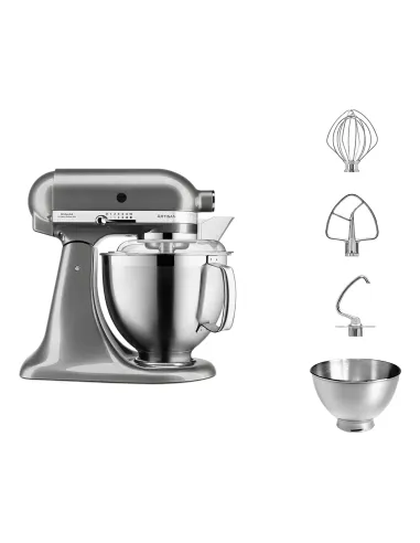 KitchenAid ARTISAN 5KSM185PS Sbattitore con base 300 W Argento