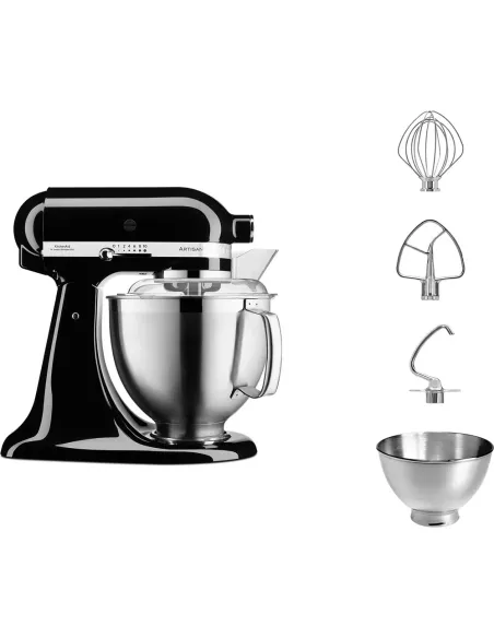 KitchenAid Artisan 5KSM185PS robot da cucina 300 W 4,8 L Nero