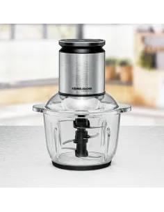 Rommelsbacher MZ 600 tritaverdure elettrico 2 L 600 W Nero, Acciaio inox
